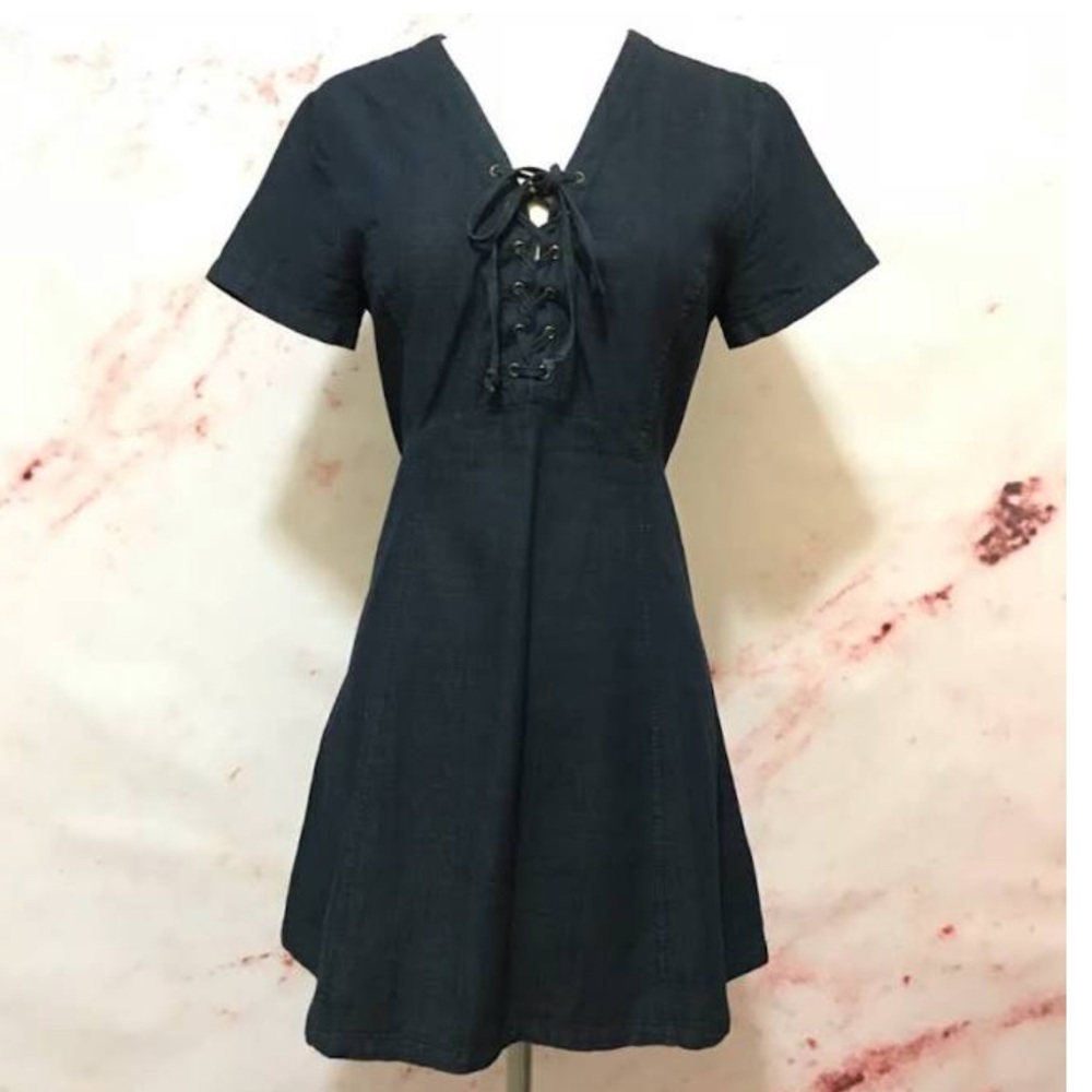 LUSH dark denim dress